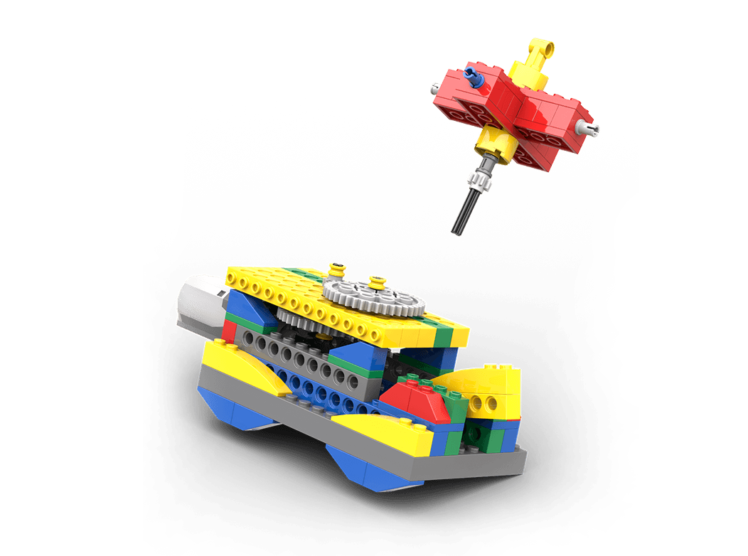 spinning top bouncer